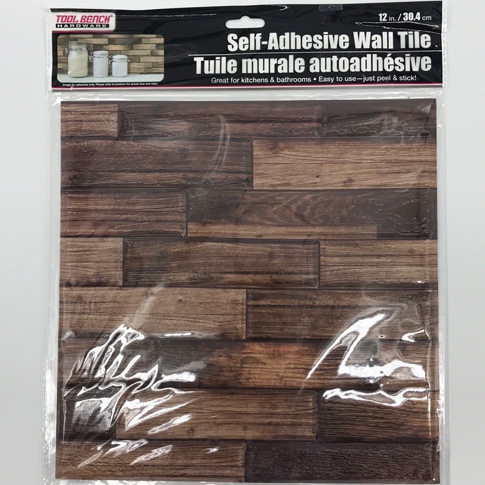 COPY - NEW 10 sheets Backsplash Wood Design Plastic 3D Wall tile